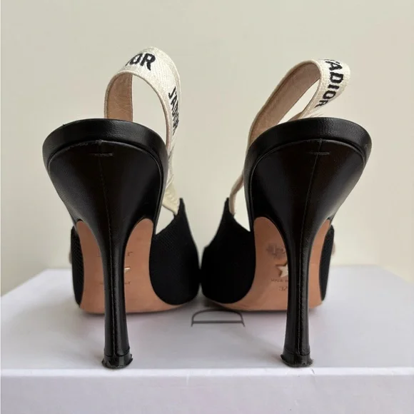 Dior Ribbon Slingback Heels - Picture 4 of 9